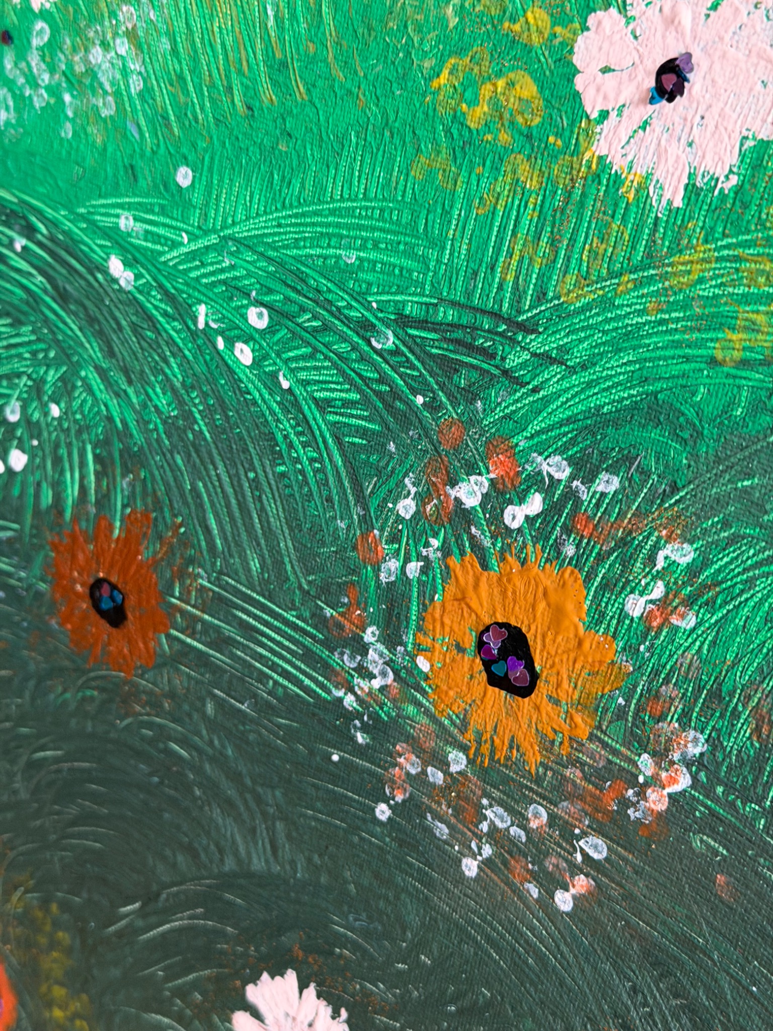 Where Stars Become Flowers, detail 2